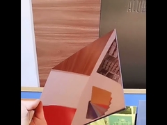 1220 X 2440mm Golden B1 Aluminium Composite Mirror Sheet 0.5 Mm Thick HDPE Core