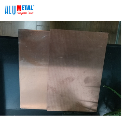 SGS de aluminio de cobre compuesto del CE del panel 5m m del metal estático anti