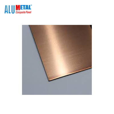 final anodizado revestimiento compuesto de cobre del aluminio del panel del metal del bocadillo de 3m m