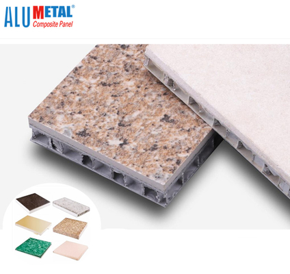 Infante de marina compuesto de aluminio nano del panel de piedra incombustible 6m m del panal