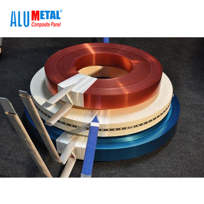 Bobina de tira de aluminio decorativa recubierta de PVDF 10 mm-2500 mm