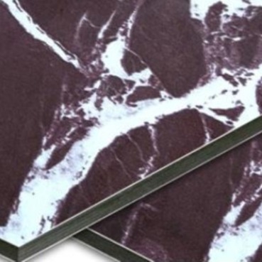 los paneles compuestos de aluminio de mármol PVDF de 4m m cubrieron el panel compuesto de aluminio