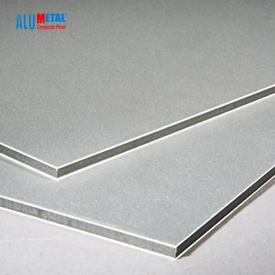 El panel compuesto de aluminio compuesto de aluminio contemporáneo del panel ISO9001 4m m de PVDF