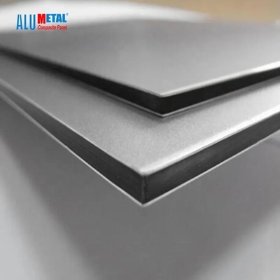 El panel compuesto de aluminio compuesto de aluminio contemporáneo del panel ISO9001 4m m de PVDF