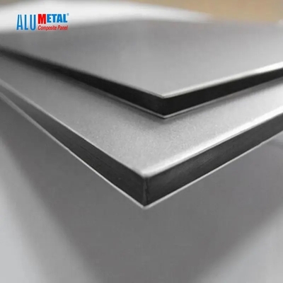 Productos compuestos de aluminio de plata de la fachada del panel de Alumetal PVDF ACP