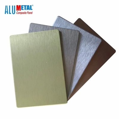Alumetal cepilló la pared interior Matte Color de artesonado decorativo de los materiales de construcción ACP