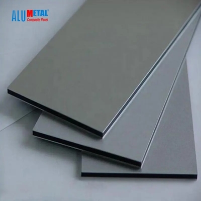 Alumetal cepilló la pared interior Matte Color de artesonado decorativo de los materiales de construcción ACP