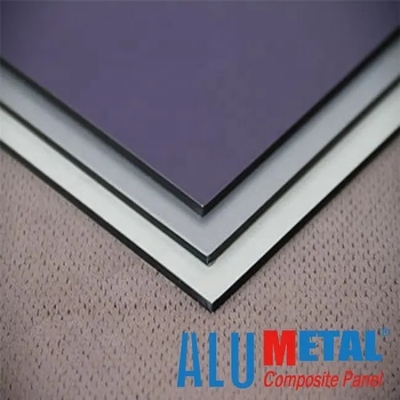 el panel compuesto de aluminio de 4m m PVDF con el panel ULTRAVIOLETA del acm de la protección contra la radiación