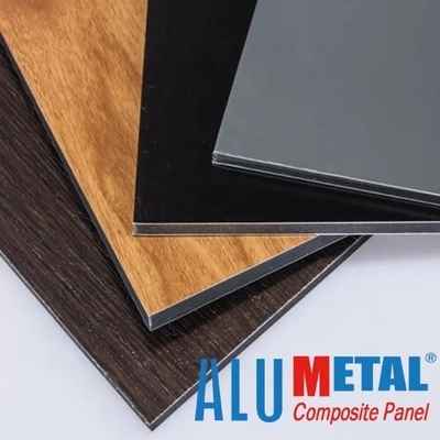 El panel compuesto de aluminio material de la división al aire libre ACP del acm de Alumetal