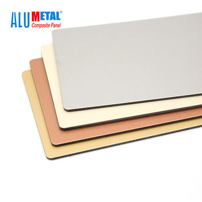 revestimiento compuesto de aluminio interior del panel de 3m m ACM 1250m m panel el LDPE incombustible