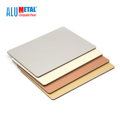 revestimiento compuesto de aluminio interior del panel de 3m m ACM 1250m m panel el LDPE incombustible
