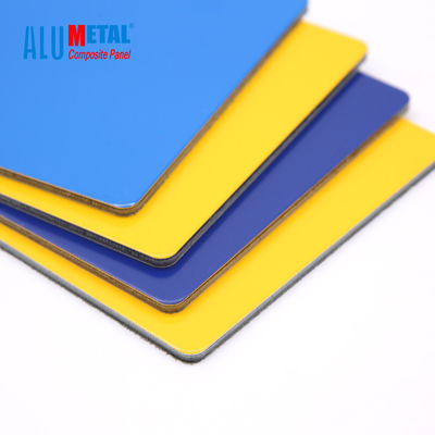 el revestimiento de aluminio exterior de la pared de la hoja de 0.5m m ACP ignifuga base 1220 x 2440 milímetros