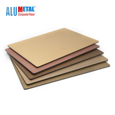 el metal compuesto 0.06m m de aluminio de 600m m artesona la hoja del ACP para bacteriano anti de la pared