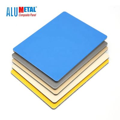 El panel compuesto de aluminio al aire libre de PVDF cepilló el revestimiento material superficial 4m m