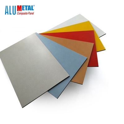 material de construcción compuesto de aluminio antibacteriano de la hoja 1250m m del panel ACP de 4m m PVDF