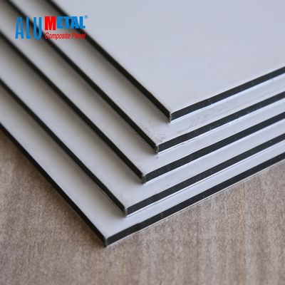 material de construcción compuesto de aluminio antibacteriano de la hoja 1250m m del panel ACP de 4m m PVDF