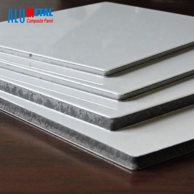 material de construcción compuesto de aluminio antibacteriano de la hoja 1250m m del panel ACP de 4m m PVDF