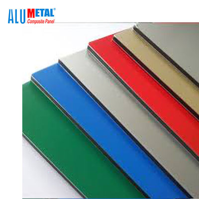 hoja compuesta de aluminio cepillada 1220x2440m m 5m m AA1100 del panel de PVDF
