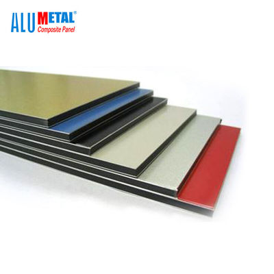4m m PVDF cubrieron el tablero compuesto ISO9001 antibacteriano de la hoja de 3003 aleaciones del revestimiento de aluminio de la pared
