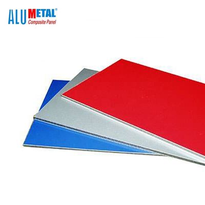 4m m PVDF cubrieron el tablero compuesto ISO9001 antibacteriano de la hoja de 3003 aleaciones del revestimiento de aluminio de la pared