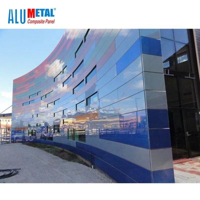 Resistencia de desgaste compuesta 3m m de aluminio nacarada del revestimiento de los paneles de pared exterior de 5000m m