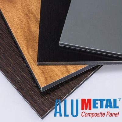 el panel compuesto de aluminio de 5800m m PE que imprime la hoja compuesta de aluminio negra del ACP 2m m