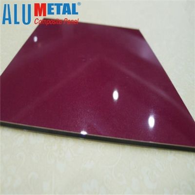 el panel compuesto de aluminio de 5800m m PE que imprime la hoja compuesta de aluminio negra del ACP 2m m