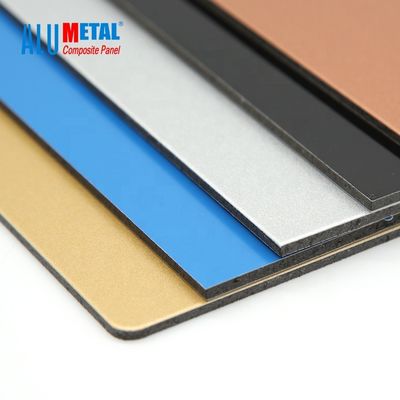 6m m Dibond el tablero de bocadillo compuesto de aluminio del panel de 1500 x de 4000m m PE nano ignifugan