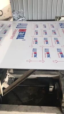espectro compuesto de aluminio 1250m m plástico AA3003 de los paneles del material de hoja de 4m m