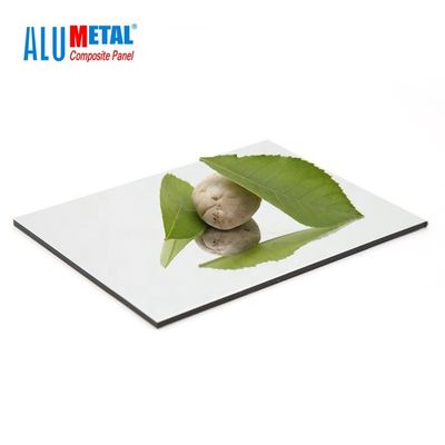 Revestimiento compuesto de aluminio ACP 0.5M M de la pared del panel 1220m m del espejo de plata de A2 franco