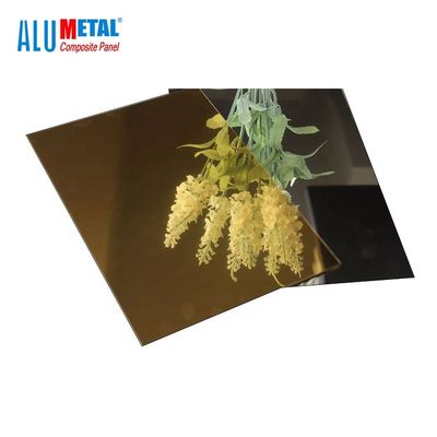hoja compuesta de aluminio clasificada del panel del fuego de 2440m m 3m m para la superficie anodizada división