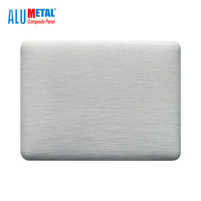 Lustre de plata de aluminio del revestimiento 0.5m m 2440m m de la hoja del espejo ACP