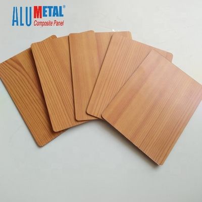hoja material del panel compuesto de la aleación de aluminio de 1250m m 8m m nacarada