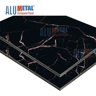 El panel de bocadillo de aluminio artificial de la piedra 4m m FEVE 5800m m AA3003