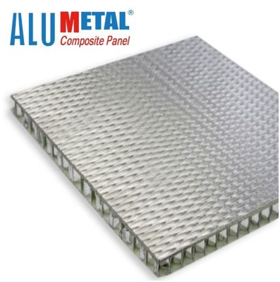Los paneles de pared de aluminio decorativos llenados espuma del panal 15m m platean 220x2440m m AA3003