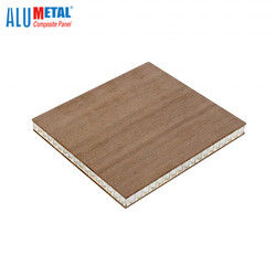capa anodizada 1250m m compuesta del revestimiento del panel de aluminio del panal de 25m m