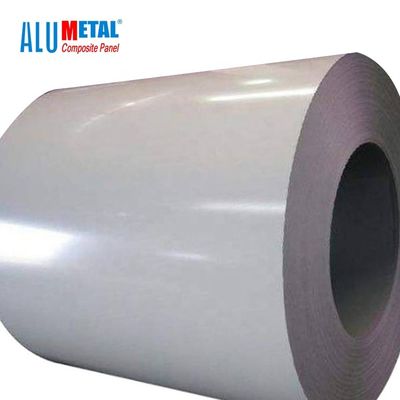 AA1100 H24 2000m m prepintó la capa de aluminio de la bobina PVDF del tubo de la bobina de aluminio