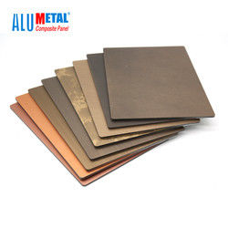 Piel compuesta del panel 1000m m 0.15m m del metal de aluminio del anti-bacteriano 4m m ACP