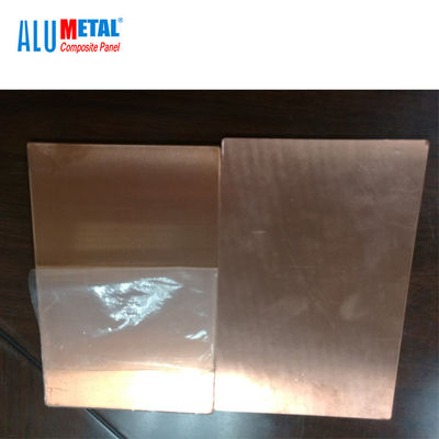 LDPE compuesto cepillado 1000m m de la hoja 4m m del panel del metal interior de aluminio