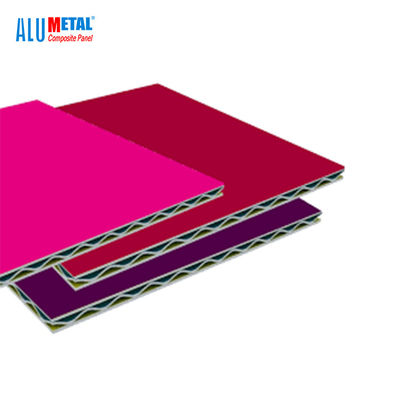 El material acanalado de aluminio artesona la capa del revestimiento PVDF de 1220X2440M M ACP