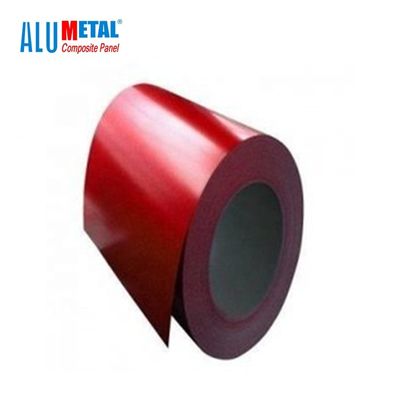 El PVC cubrió la bobina de aluminio revestida Decoiling 200M M del ajuste 2600 milímetros para la construcción