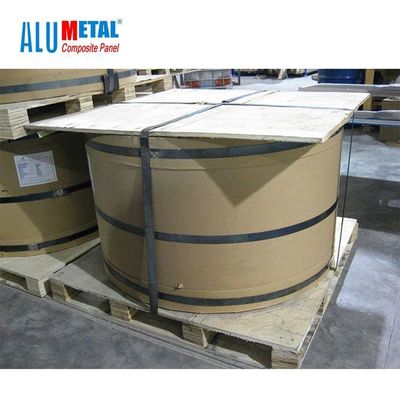 La hoja de aluminio revestida 6m m decorativa de la bobina de la aleación 3003 artesona 1220m m x 2440 milímetros H26