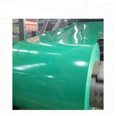 El PVC de aluminio 8011 2500M M revestido coloreado de la bobina cubrió la bobina de aluminio 0.06M M del ajuste