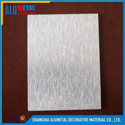 AA3003 pulido 4m m cepilló la hoja compuesta de aluminio 1220M M del panel