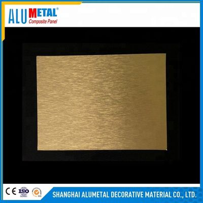 AA3003 pulido 4m m cepilló la hoja compuesta de aluminio 1220M M del panel