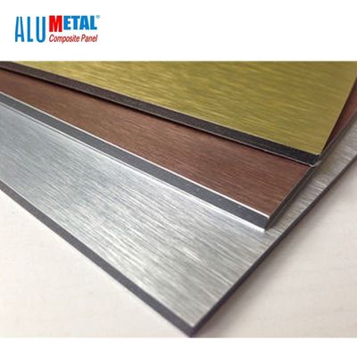 Chapa compuesta de aluminio cepillada fina 1570M M AA1100 del panel de 3M M