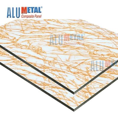 1220m m 0,6 milímetros del mármol del panel AA3003 ACP de revestimiento compuesto de aluminio de la hoja