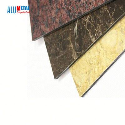 capa compuesta de aluminio 1570m m de mármol de los paneles de pared exterior del panel de 5m m PVDF