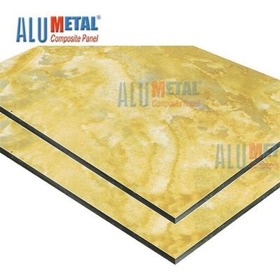 Parásitos atmosféricos 5800m m antis compuestos de aluminio del panel 0.05m m del mármol nacarado de Crossbond