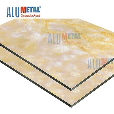 Parásitos atmosféricos 5800m m antis compuestos de aluminio del panel 0.05m m del mármol nacarado de Crossbond
